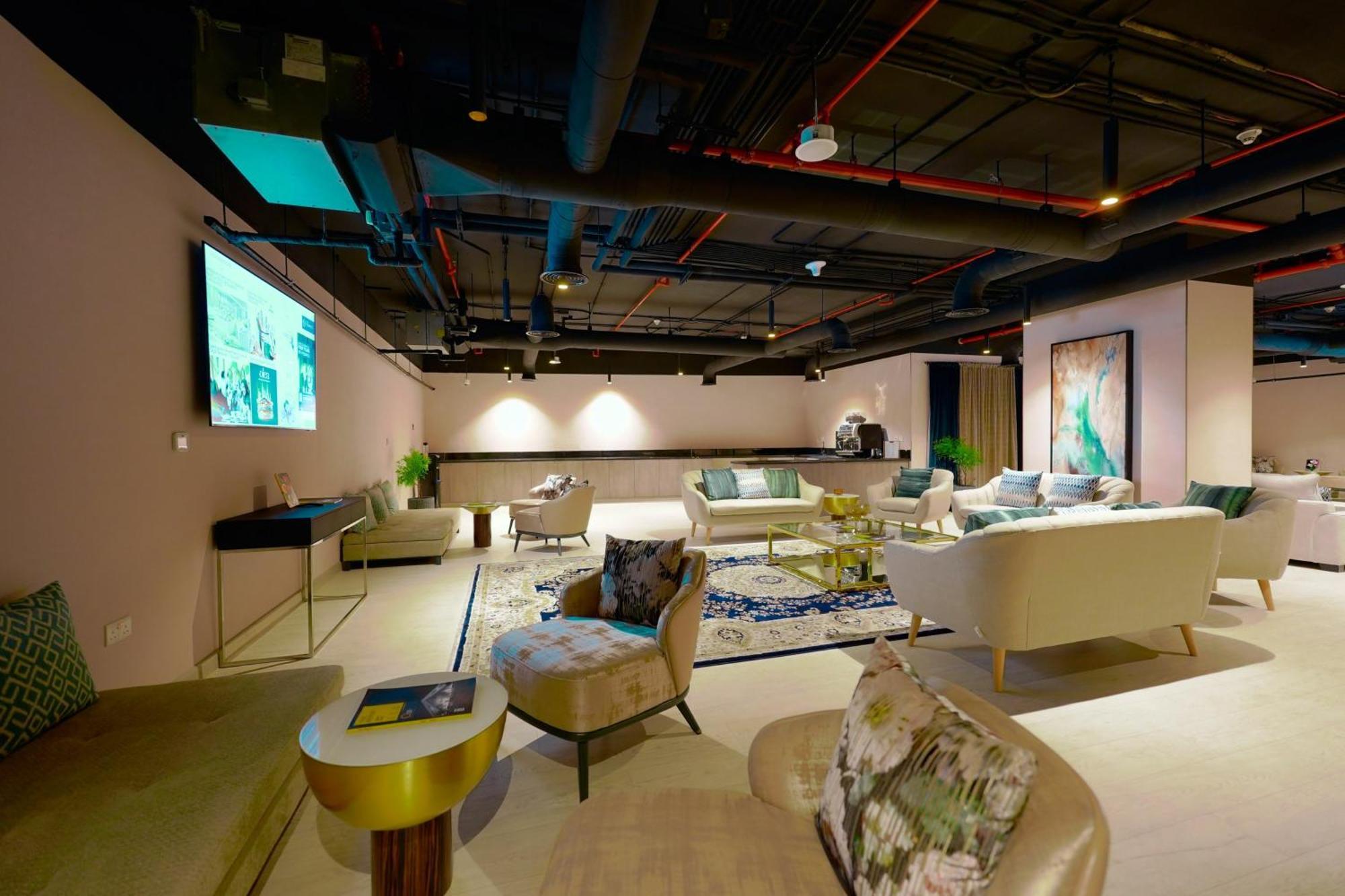 Steigenberger Residence Doha Exterior foto The lounge at the airport
